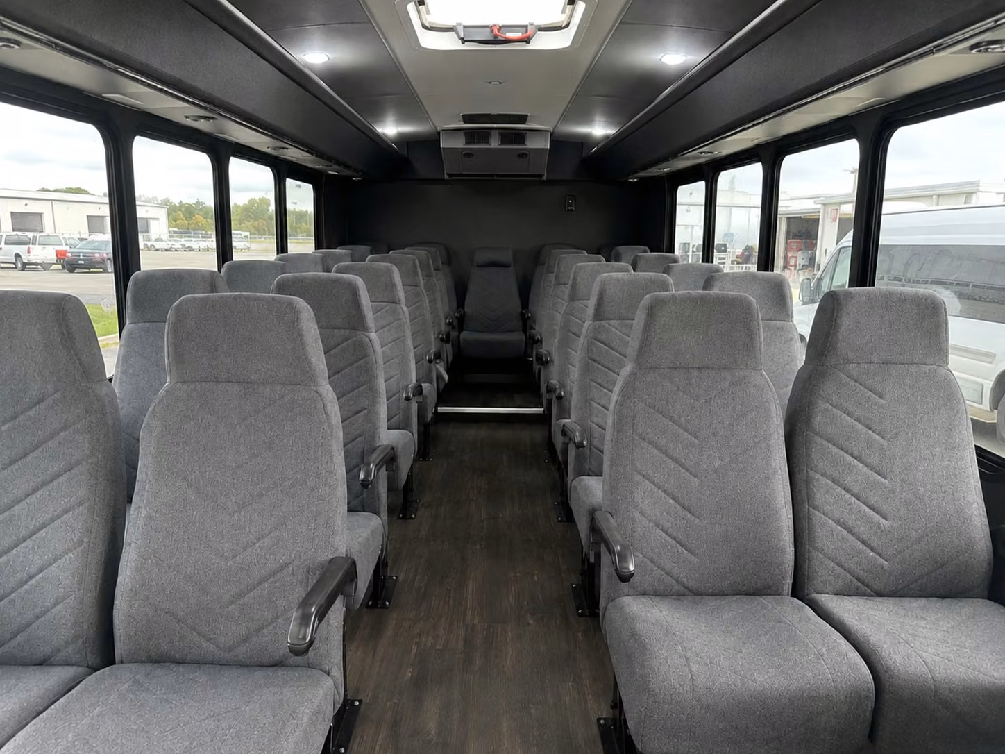 18 passenger minibus interior