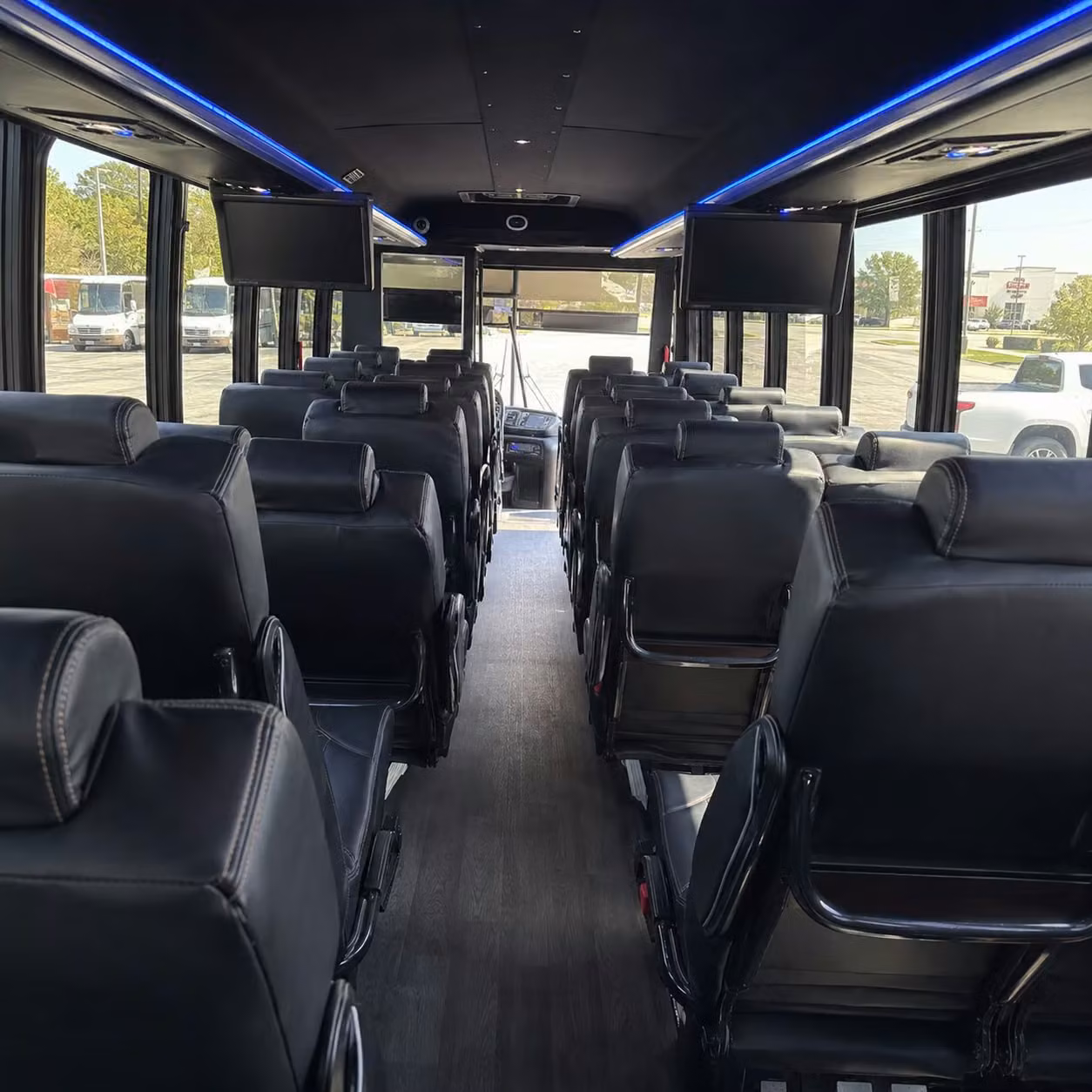 25 passenger minibus inside