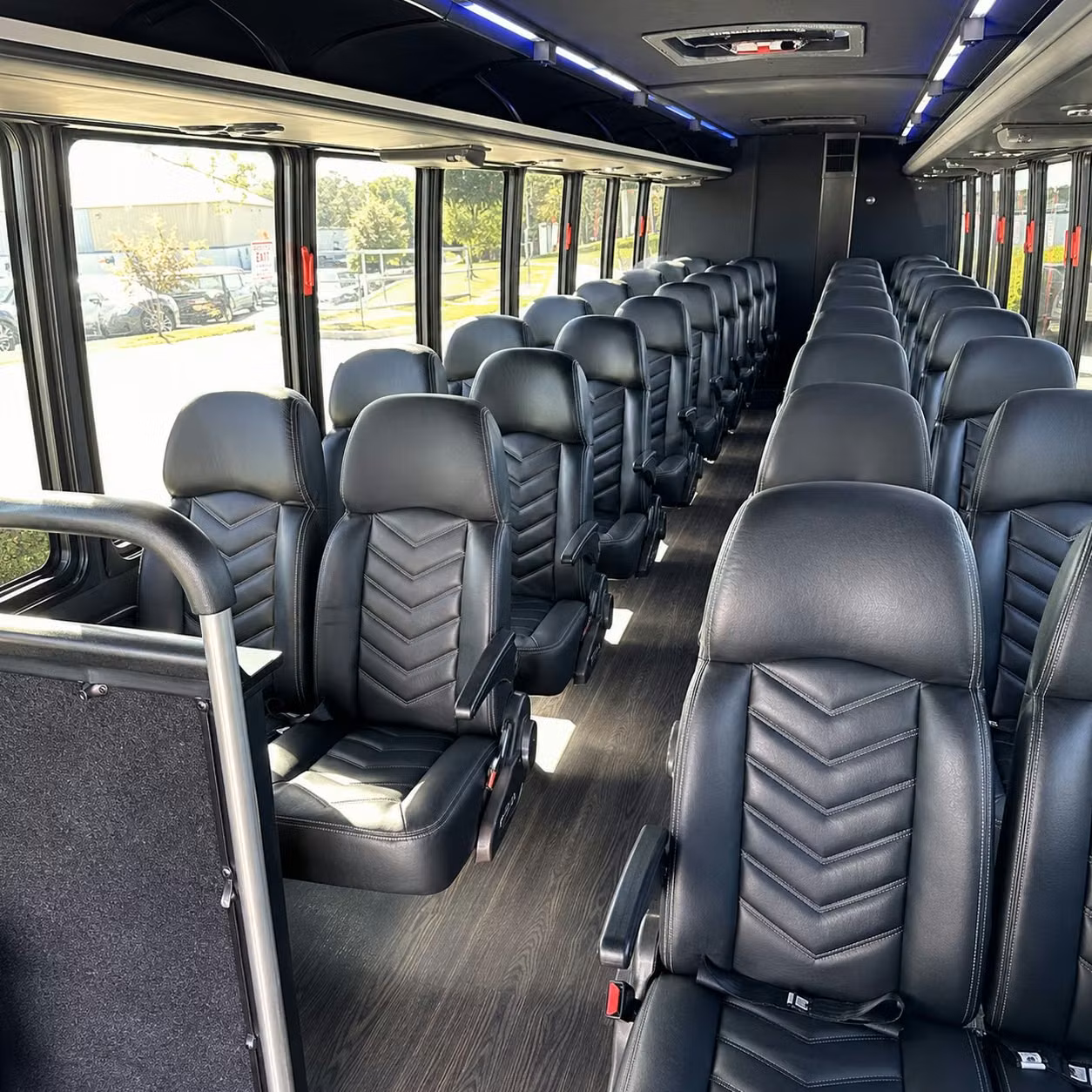 28 passenger minibus inside
