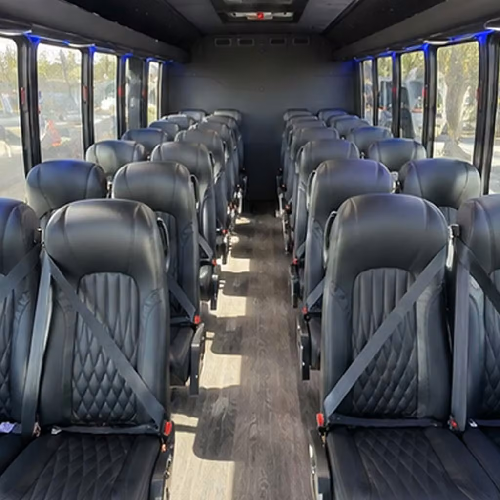 30 passenger minibus interior