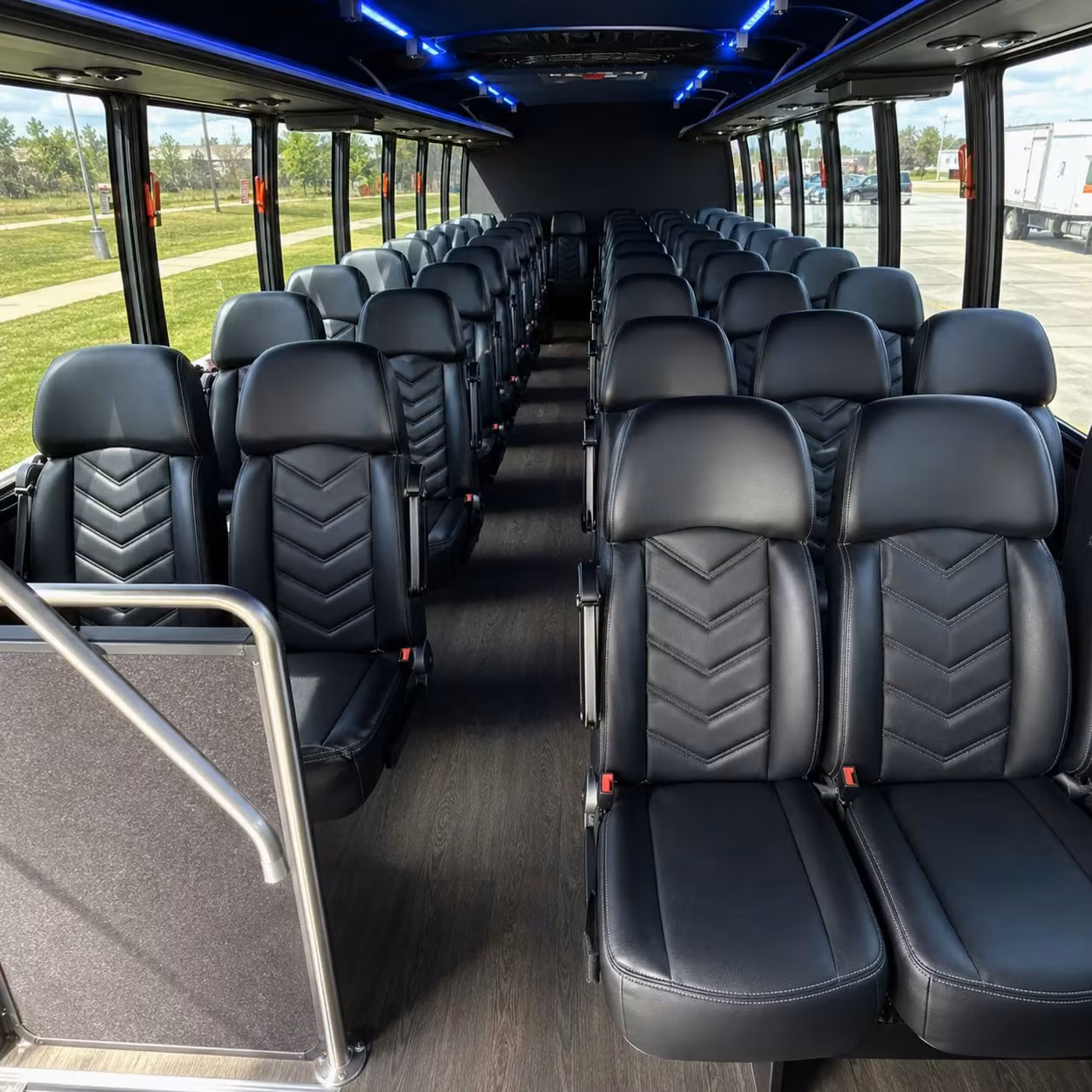 35 passenger minibus inside