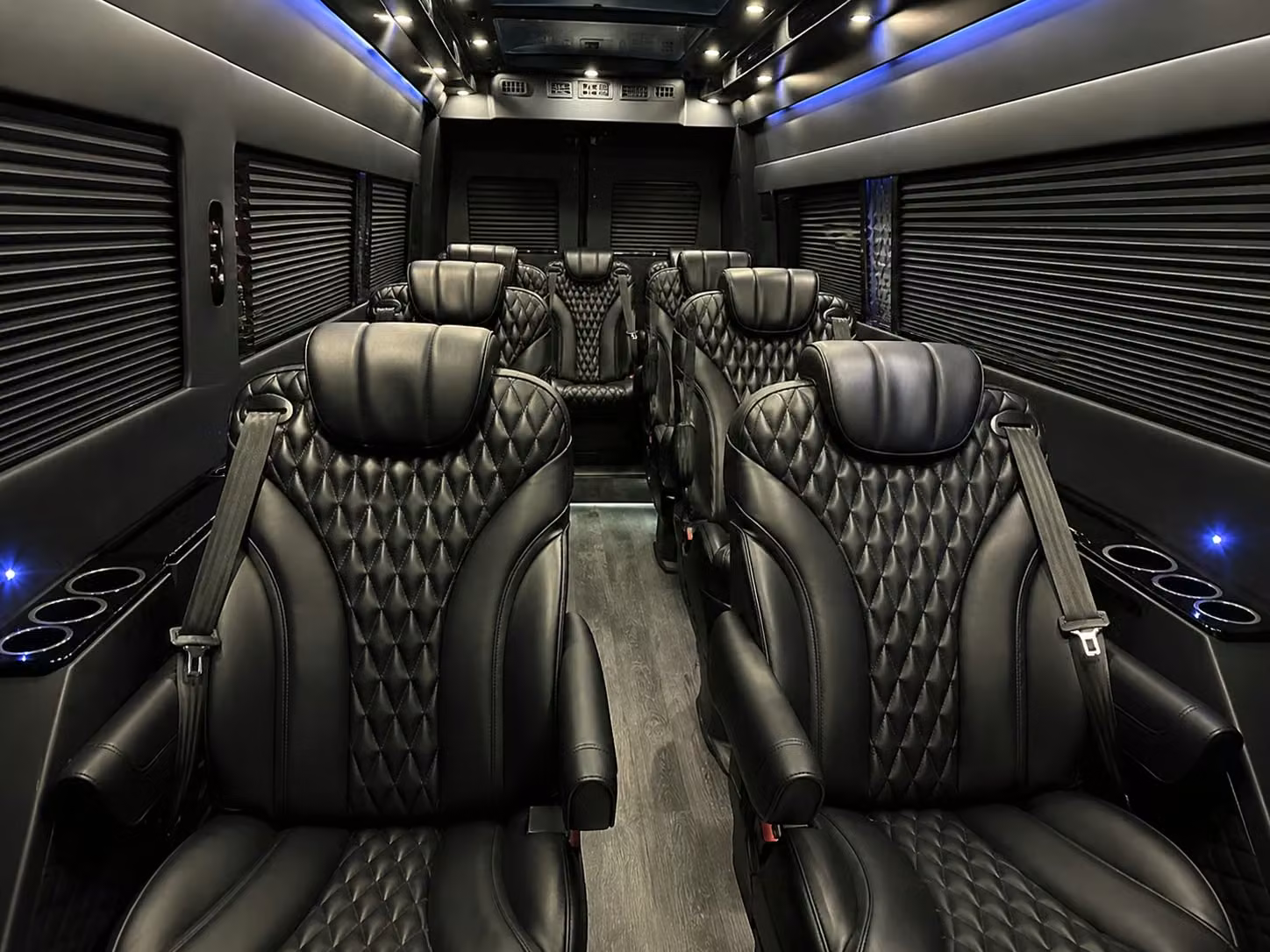 sprinter van with driver inside