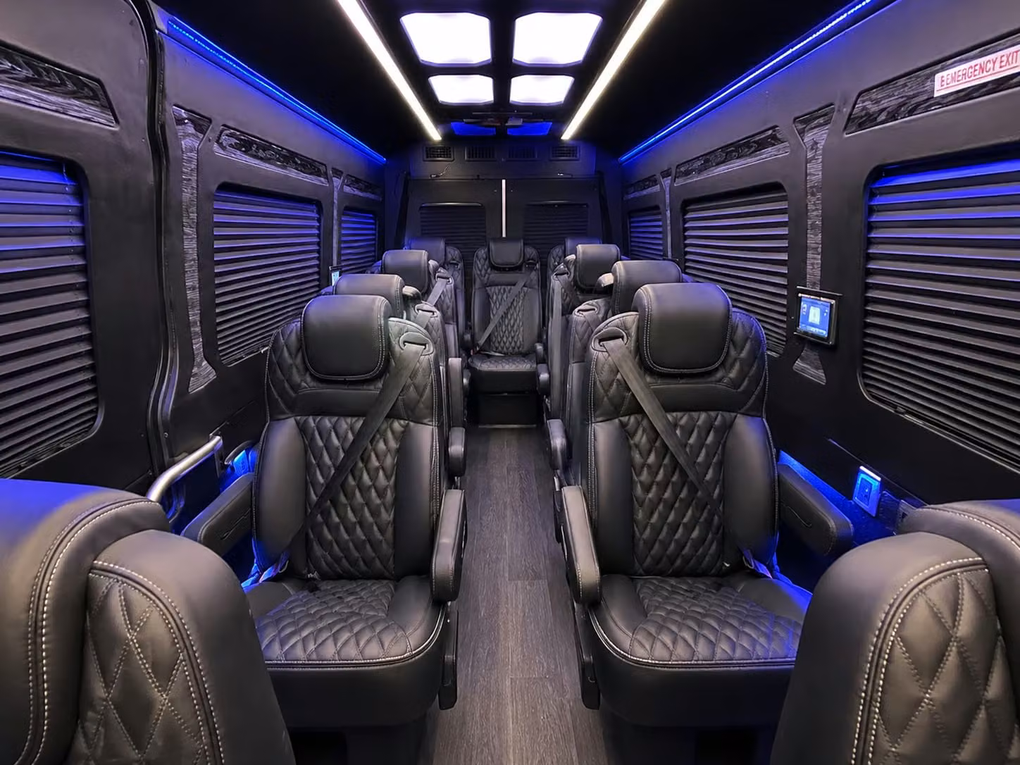 sprinter van with driver interior