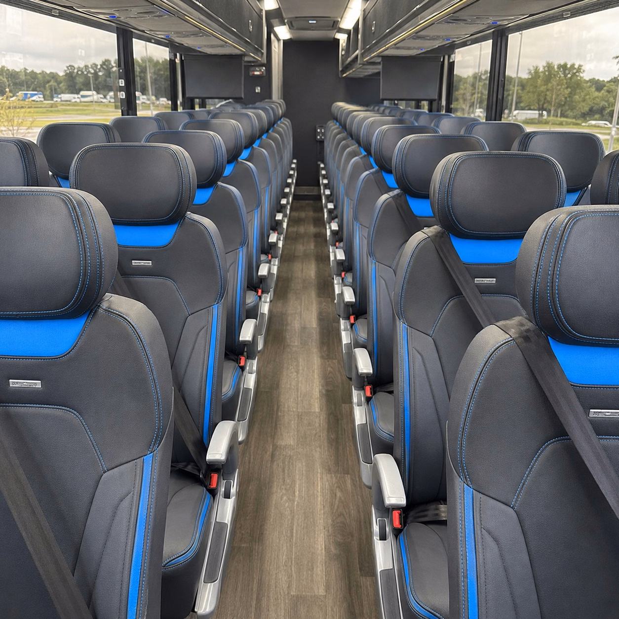 yonkers charter bus interior
