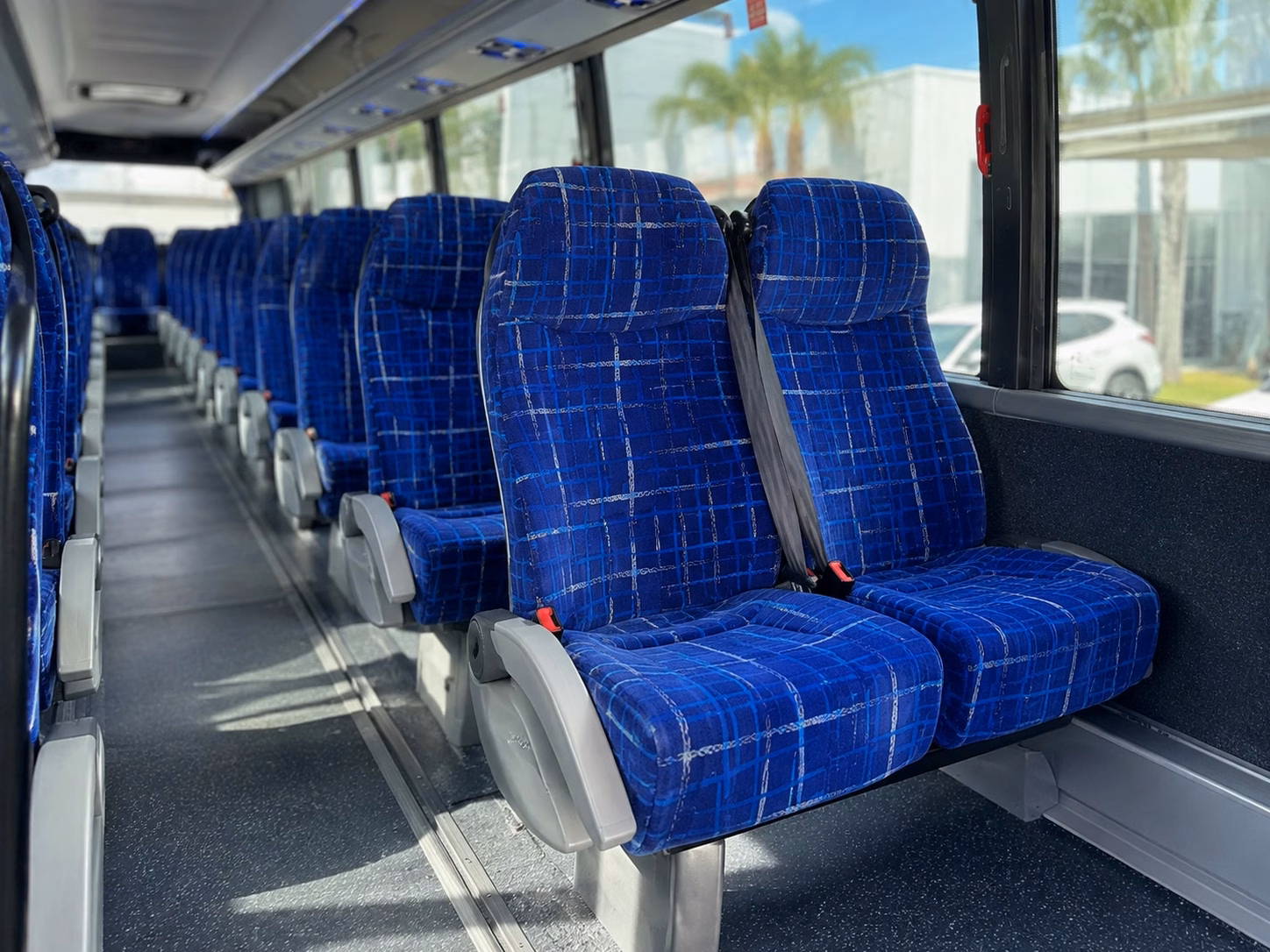 yonkers charter bus rental interior